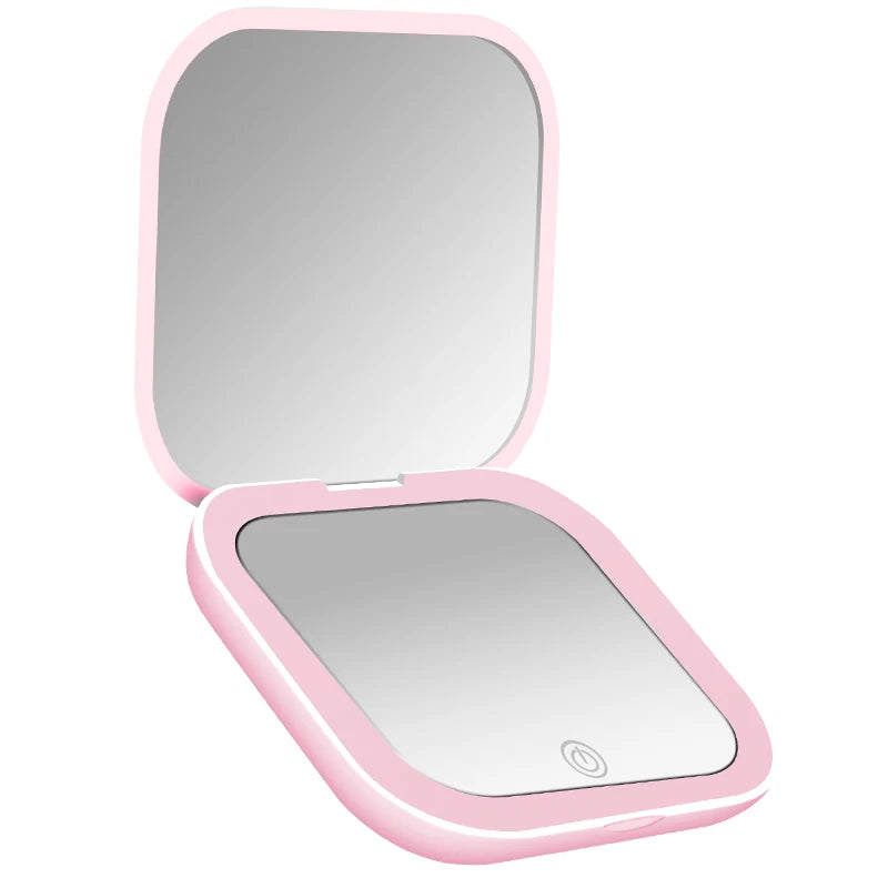 Cosmomiro Portable LED Compact Mirror with Magnification