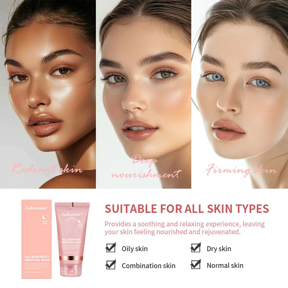ibcccndc™ Korean Collagen Night Wrapping Mask