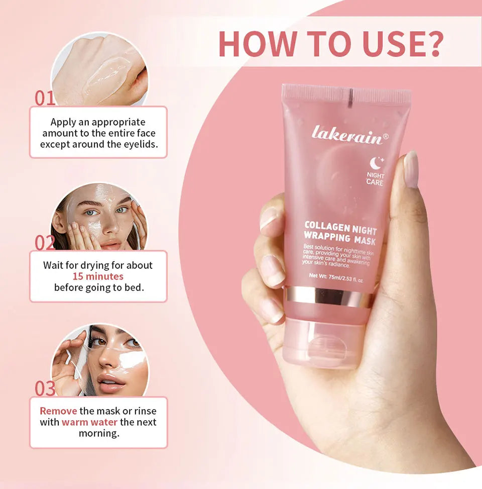 ibcccndc™ Korean Collagen Night Wrapping Mask