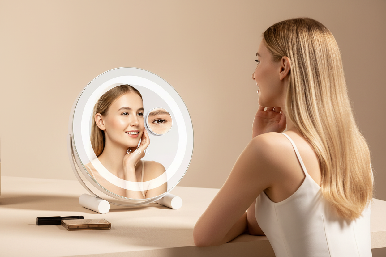 Model Using Mirror - Right Back Angle